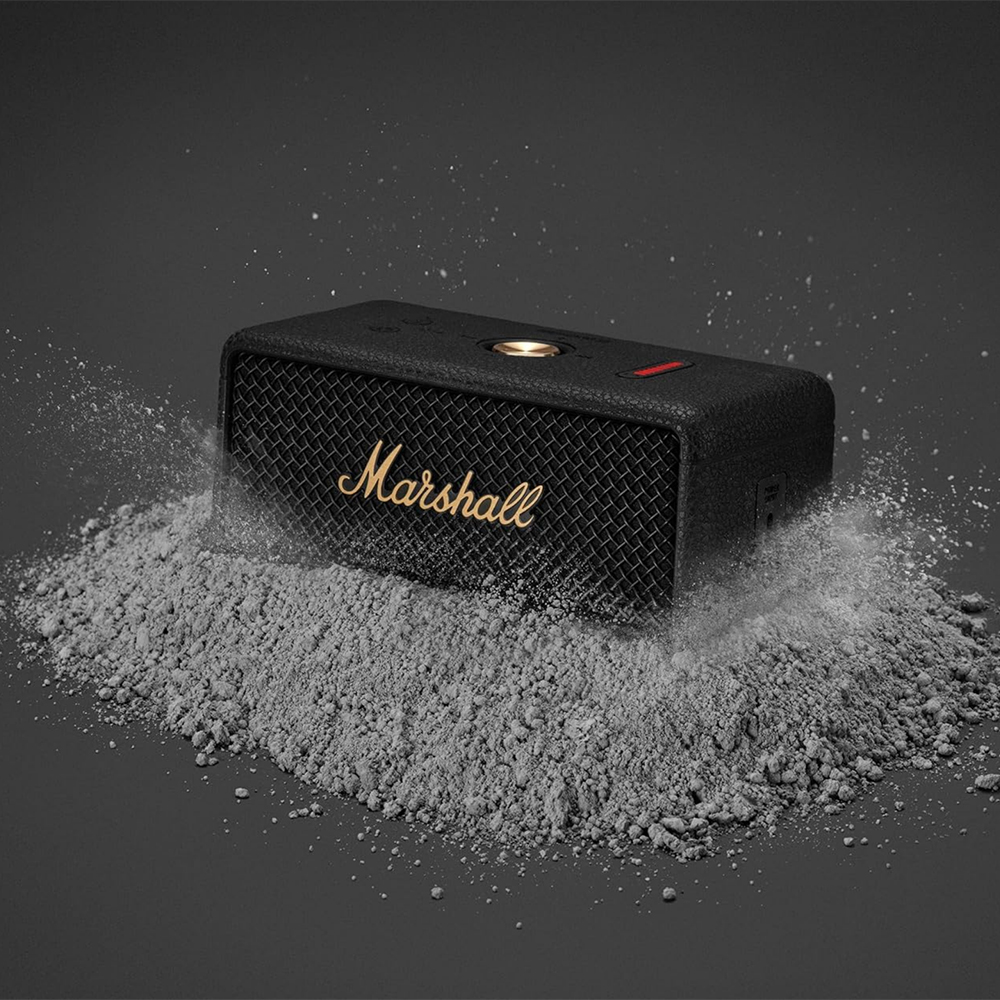 iOneCards | Marshall Emberton III Speaker Black And Brass